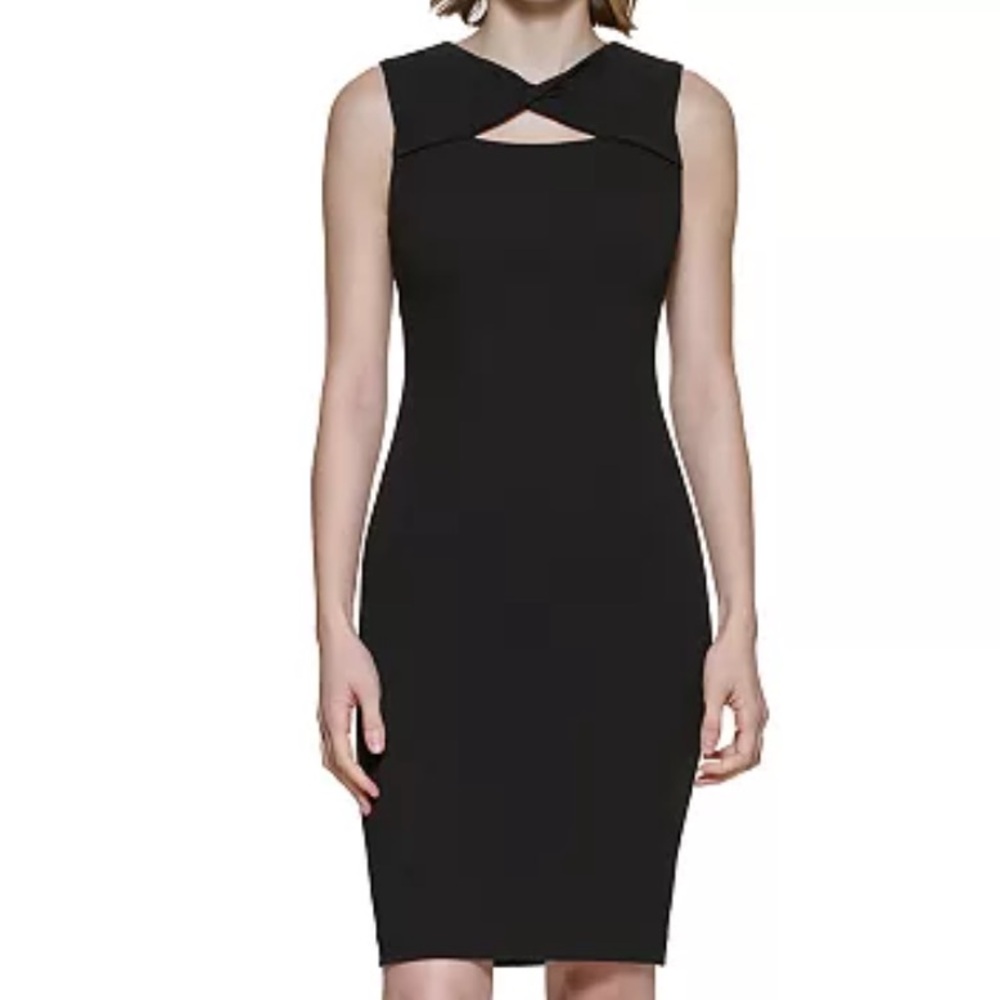 Calvin Klein Black Midi Dress